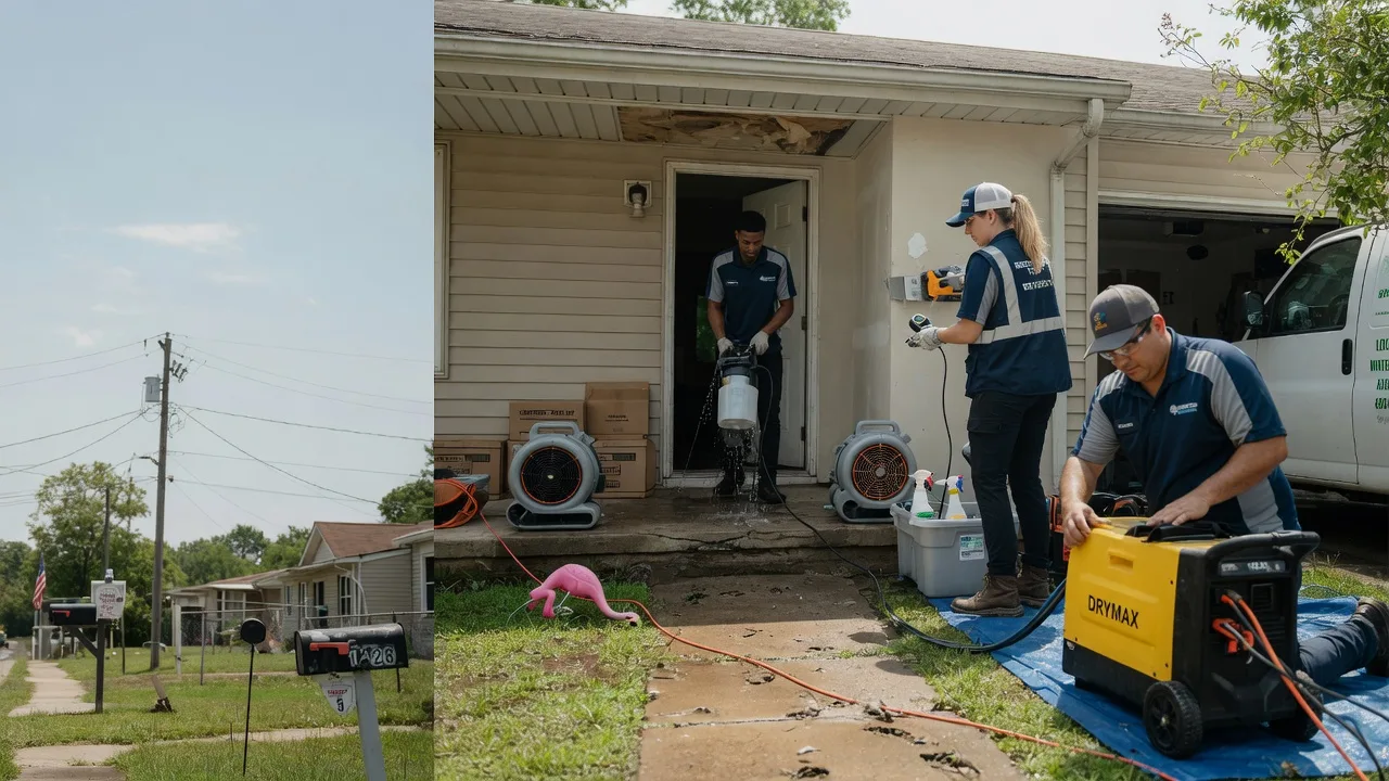 Storm Damage Water Removal in Hutchinson, KS near me